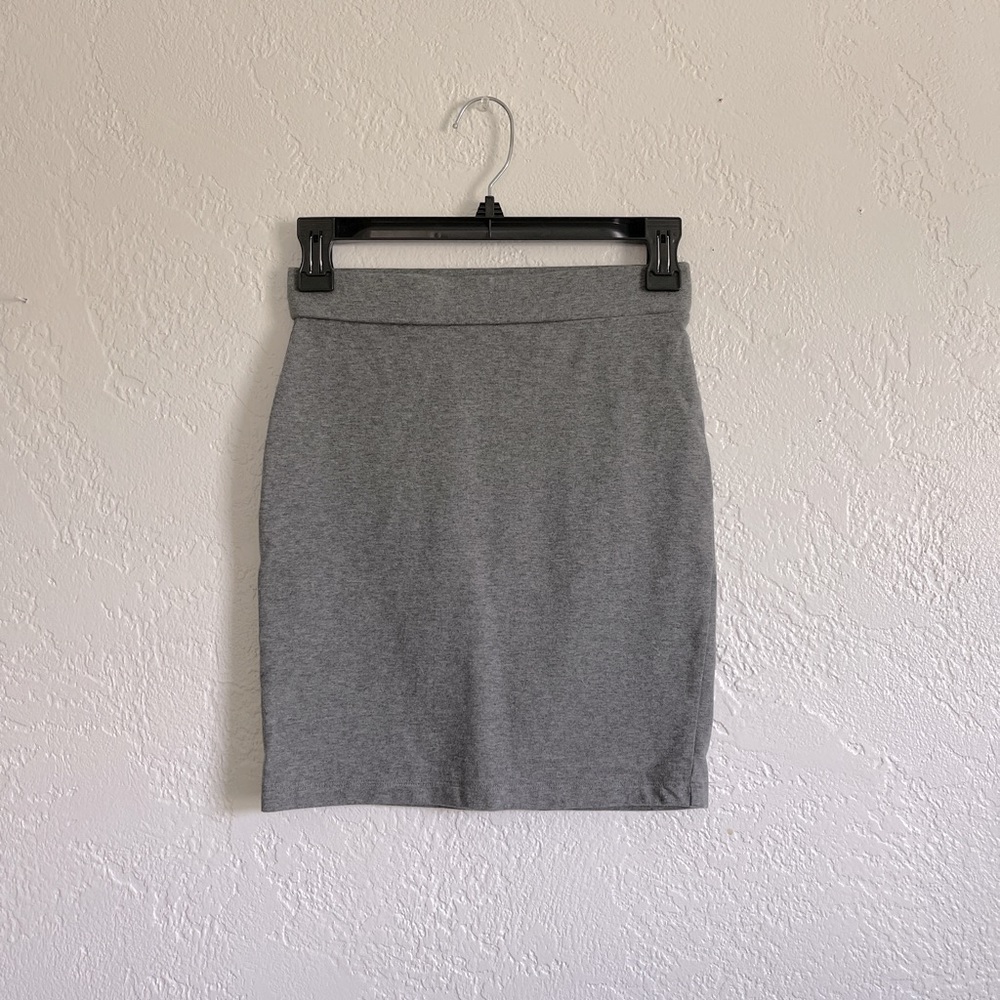 Grey forever 21 small pencil skirt